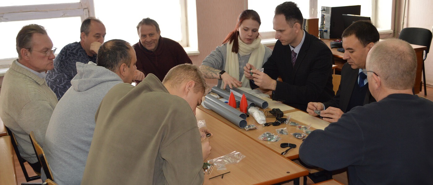 Подготовка к луганскому чемпионату воздушно-инженерной школы на кафедре автоматизации - общее фото